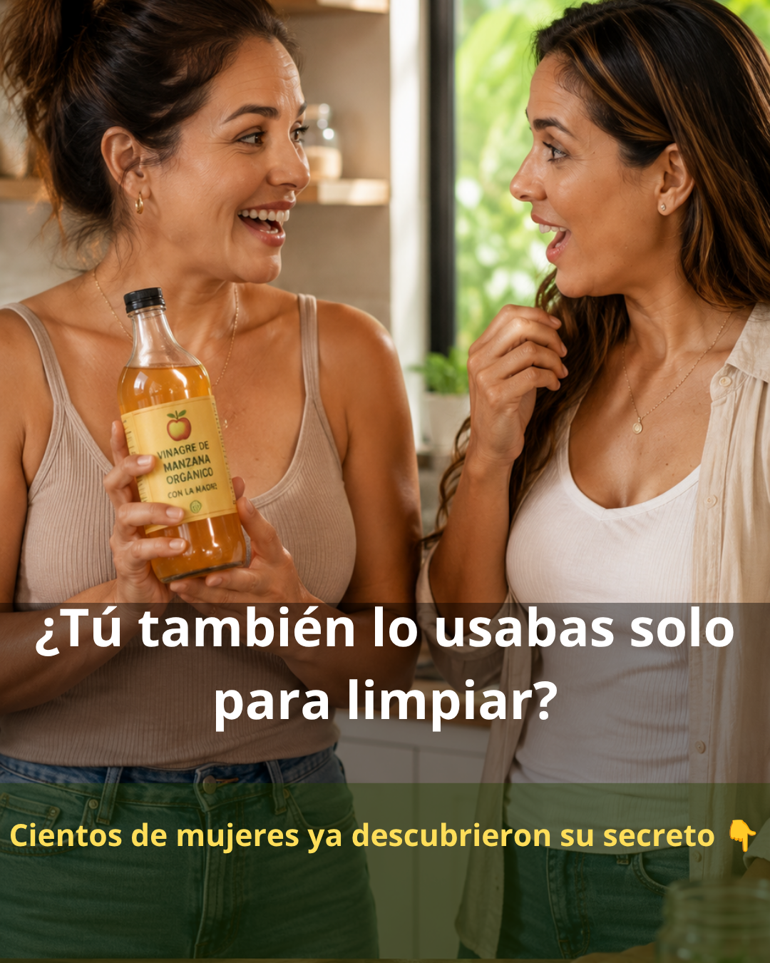 Mujeres latinoamericanas con vinagre de manzana — método de 7 días